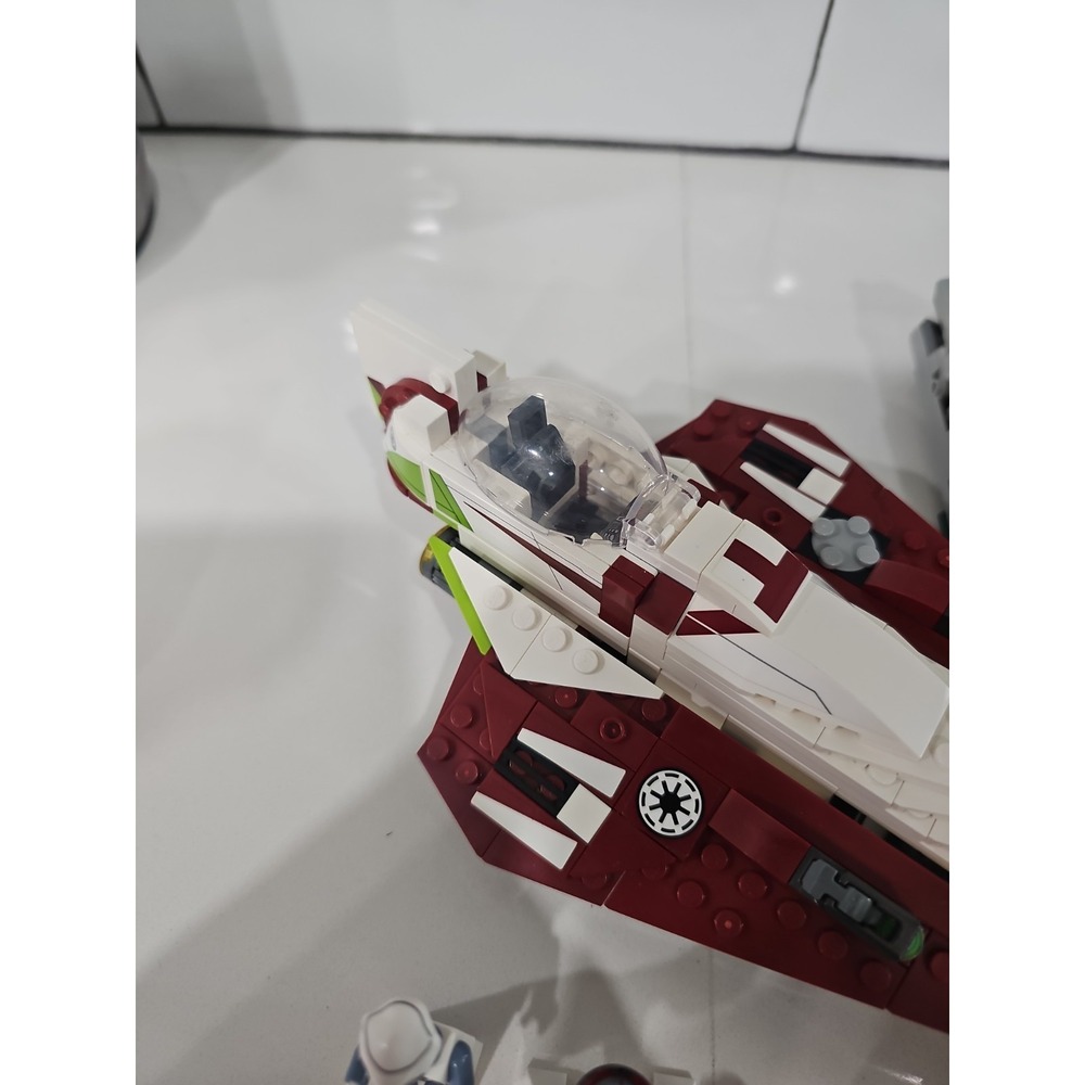 LEGO Star Wars: Obi-Wan Kenobi's Jedi Starfighter And Yoda Jedi Starfghter Lot - Picture 3 of 6